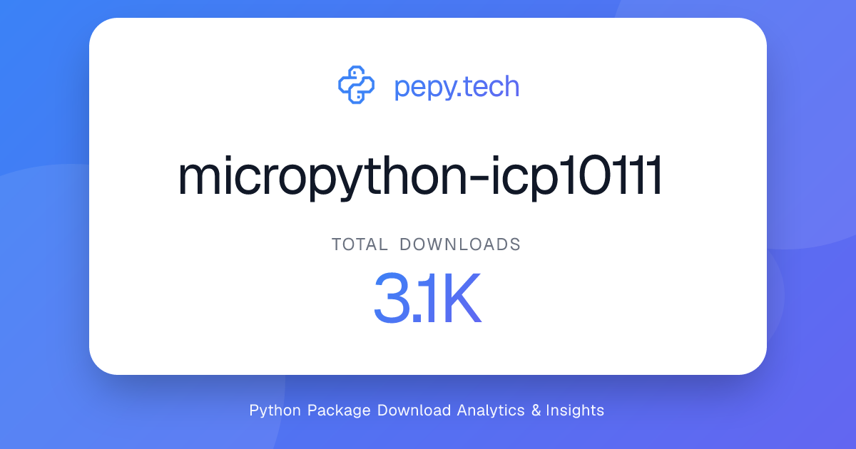 micropython-icp10111 download stats