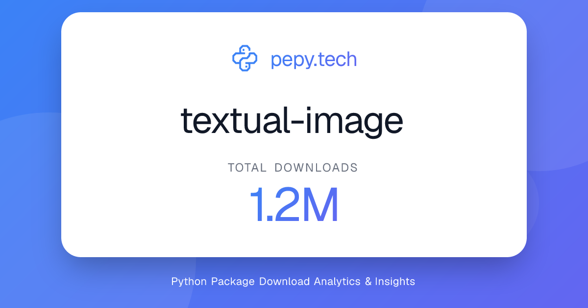 textual-image · 354.0k downloads on PyPI