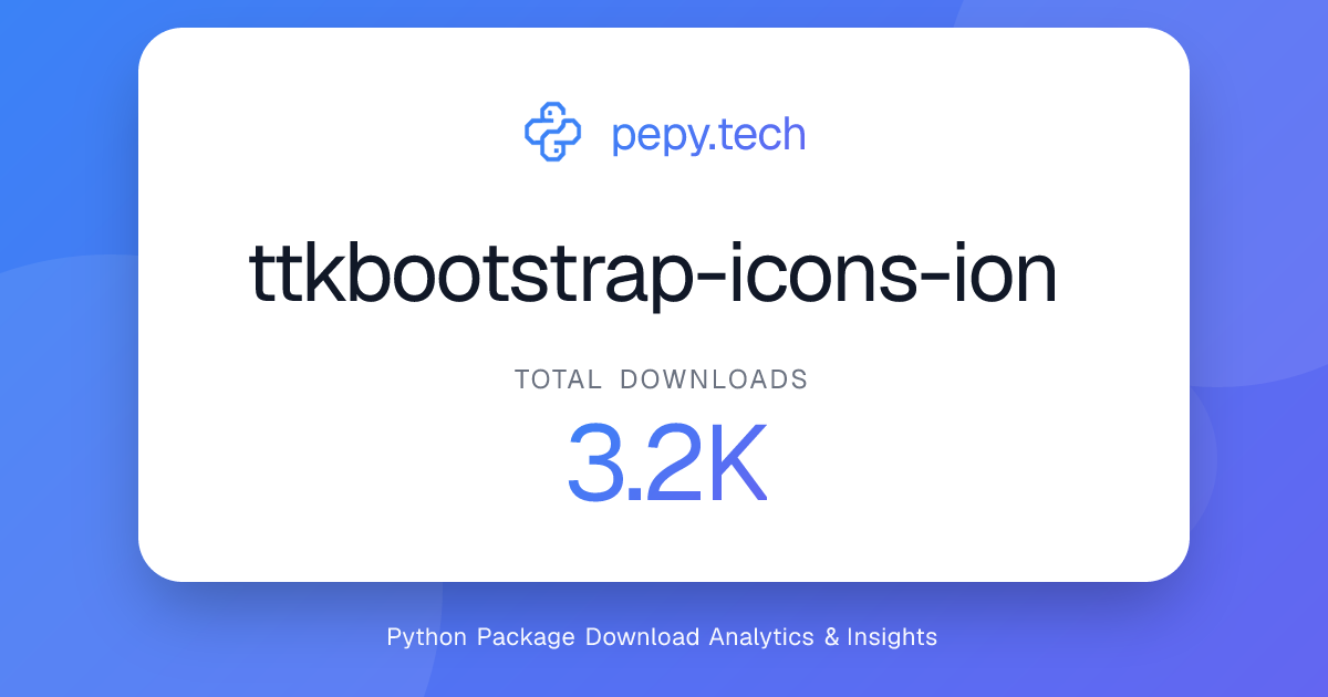 ttkbootstrap-icons-ion download stats